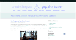 Desktop Screenshot of annabel-yogabirth.com